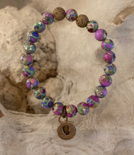 Rainbow Sea Sediment Jasper Beach Scented Aromatherapy Bracelet