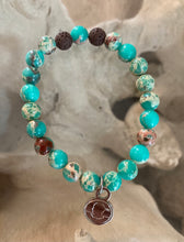 Sea Green Shoushan Jasper Beach Scented Aromatherapy Bracelet