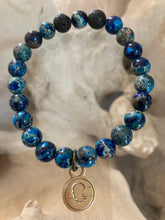 Blue Sea Sediment Jasper Beach Scented Aromatherapy Bracelet