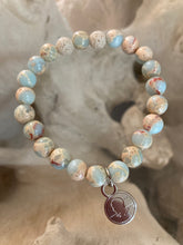 Light Blue Shoushan Jasper Beach Scented Aromatherapy Bracelet