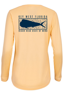 KEY WEST Ladies Long Sleeve UPF Performance Tee