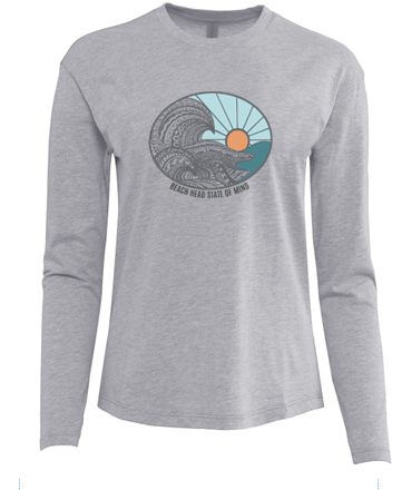 Salty Waves Ladies Long Sleeve
