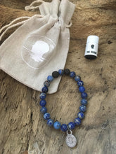 Jasper Blue Sea Sediment Beach Scented Aromatherapy Bracelet